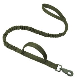 Outdoor Nylon Tactical Dog Collar (Option: Green Tow Rope-XL)