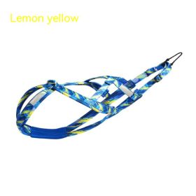 Dog Sled Chest Strap Hand Holding Rope (Option: Blue-L Code)