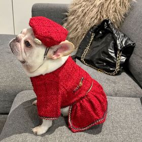 Pet Trendy Brand Popular Clothing (Option: Red one size fits all)