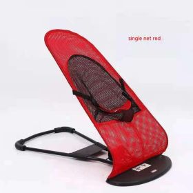 New Portable Dog Rocking Chair Pet Products (Option: Single Mesh Red-Bag)