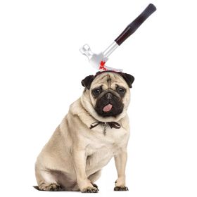 Dog Cat Headgear Dress Up Trick Props Dress Up (Option: Hammer-M)