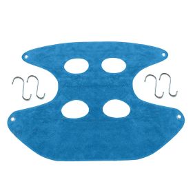 Bath Drying Towel With Hook Pet Hammock (Option: Blue-S)