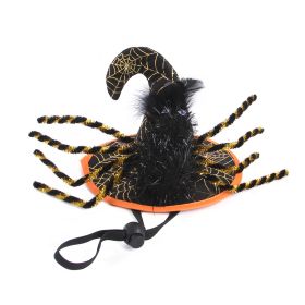 Pet Funny Headdress Cat Halloween (Option: Black-Average Size)