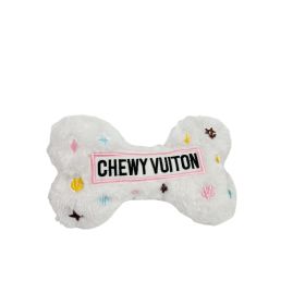 Cute Pet Dog Sound Toy (Option: Chewyvuiton White Bones-Bones)