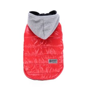 Popular Pet Clothes Winter Clothing Coat (Option: DZ174 Red-XL)