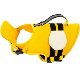 Animal-shaped Bee Dog Life Jacket Medium (Option: Yellow Bees-XXL)