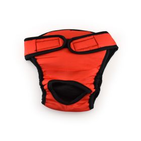 Pet Big Dog Menstrual Panties Menstrual Underwear Anti-harassment Menstrual Panties Pet Dog Underwear (Option: Red-XXL)